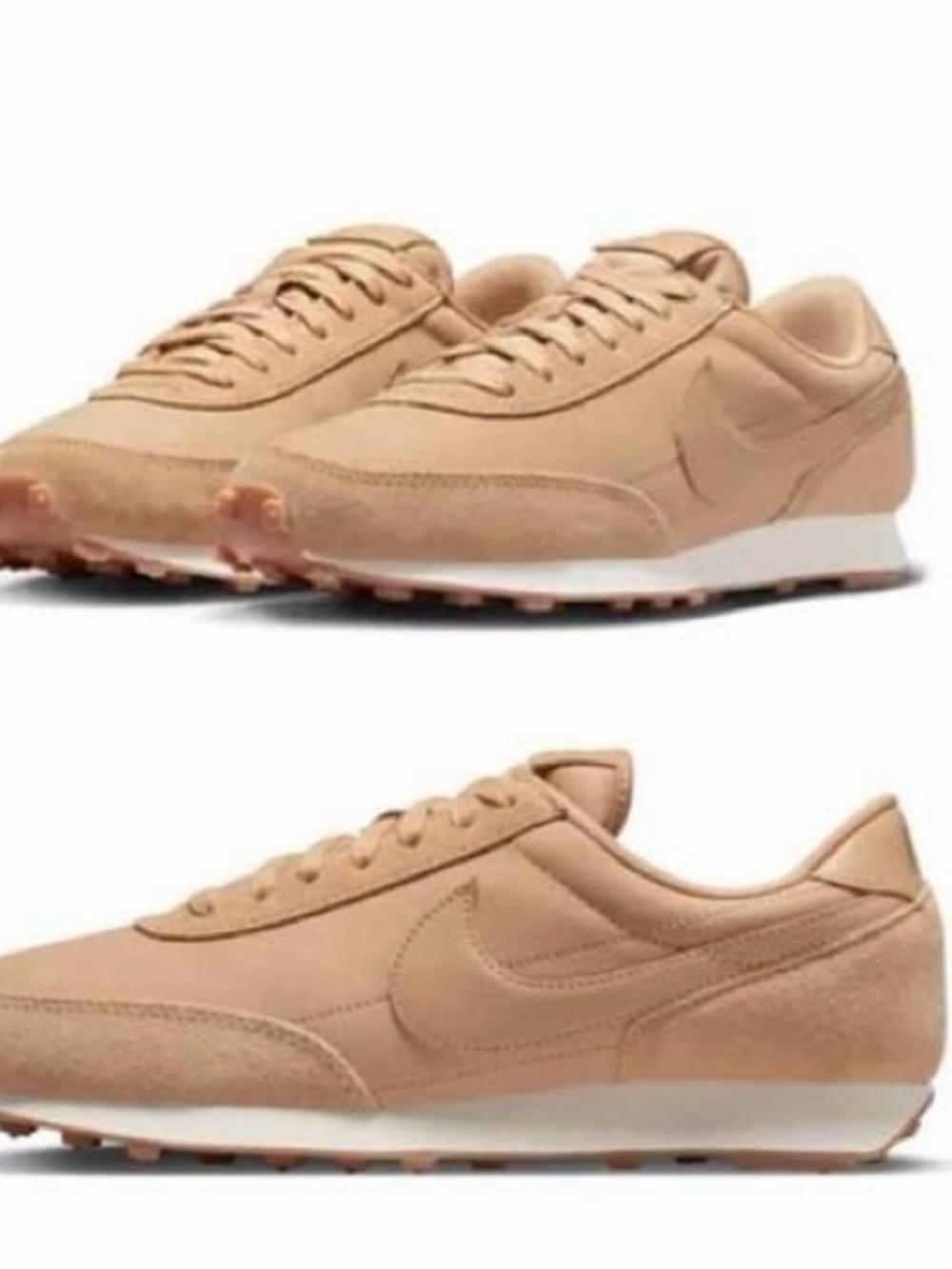 Nike Women’s Tan Suede & Leather Sneaker